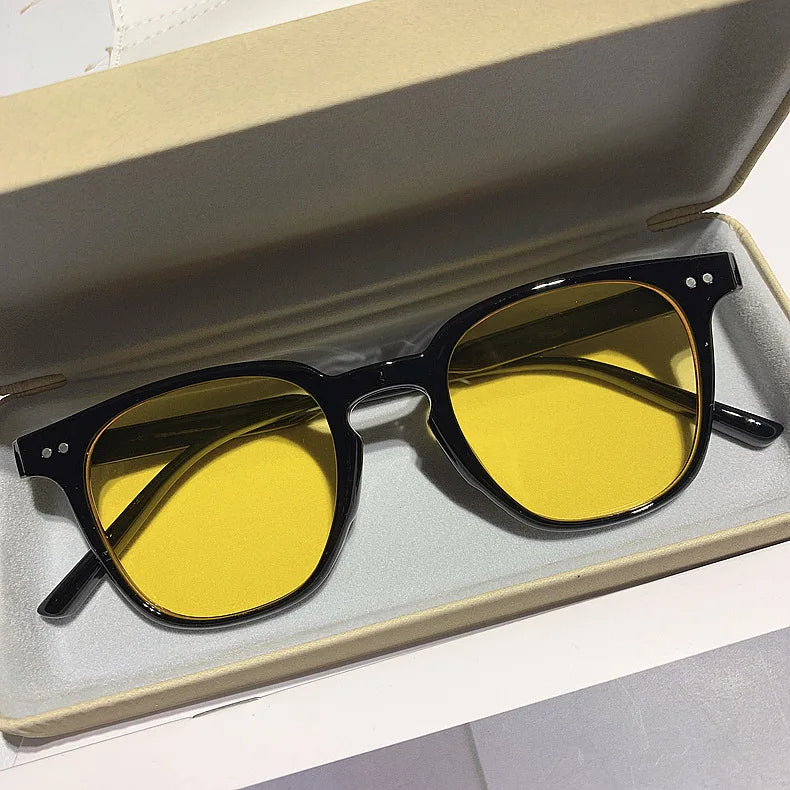 2025 Luxury Vintage Square Sunglasses for Women & Men – Small Round Retro UV400 Unisex Shades, Classic Designer Polarized Eyewear, Oculos De Sol, Trendy Hipster Sun Glasses