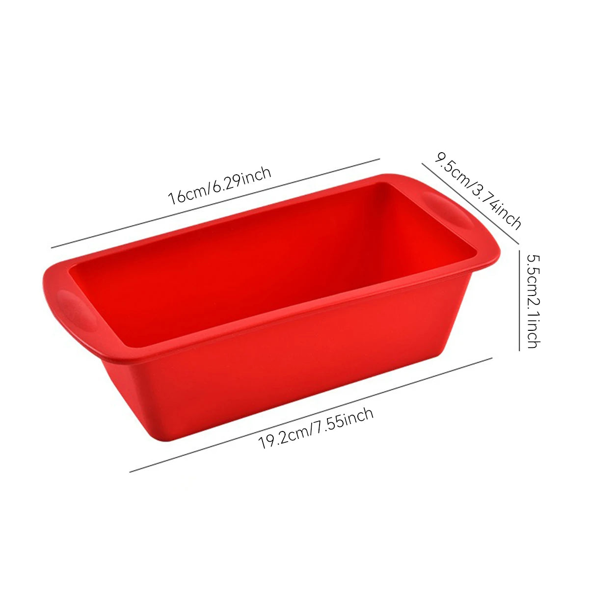 1/4Pcs Household Rectangular Silicone Mold Candy Toast Mould Easter Bread DIY Kitchen Supplies Cake Bakeware Pan Baking Tools