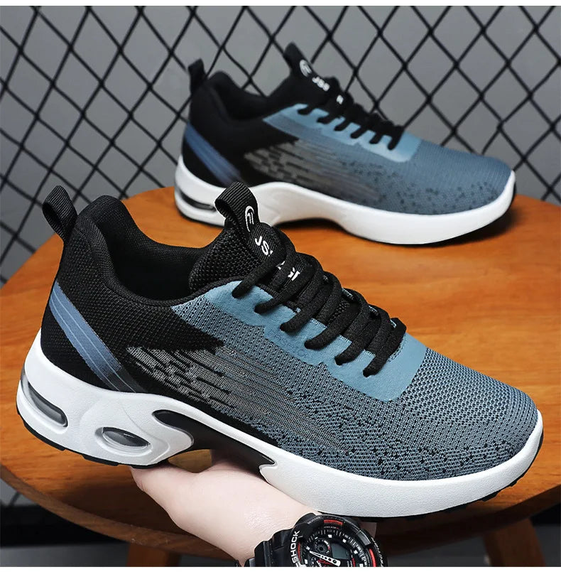 Men's Casual Sneakers Man High Quality Fashion Athletic Sport Shoes Tennis Spring Autumn Soft Soled Woven Breathable Sneakers