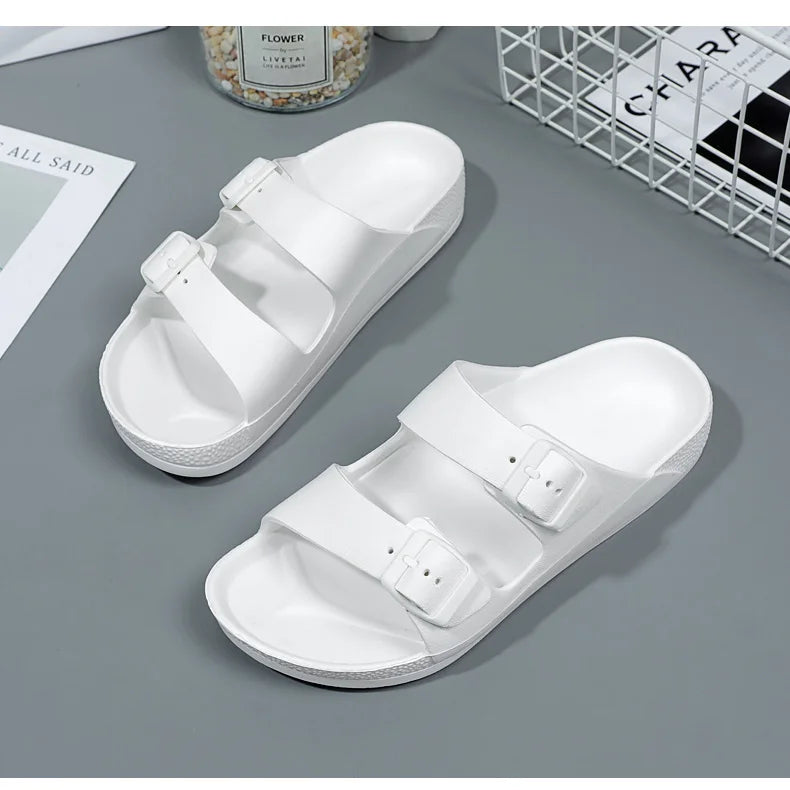 Brand Women Men Slippers Soft Sandals Women Beach Casual Shoes EVA Slides Original Men Flip-flop Summer 2023 Summer Men's Sandal