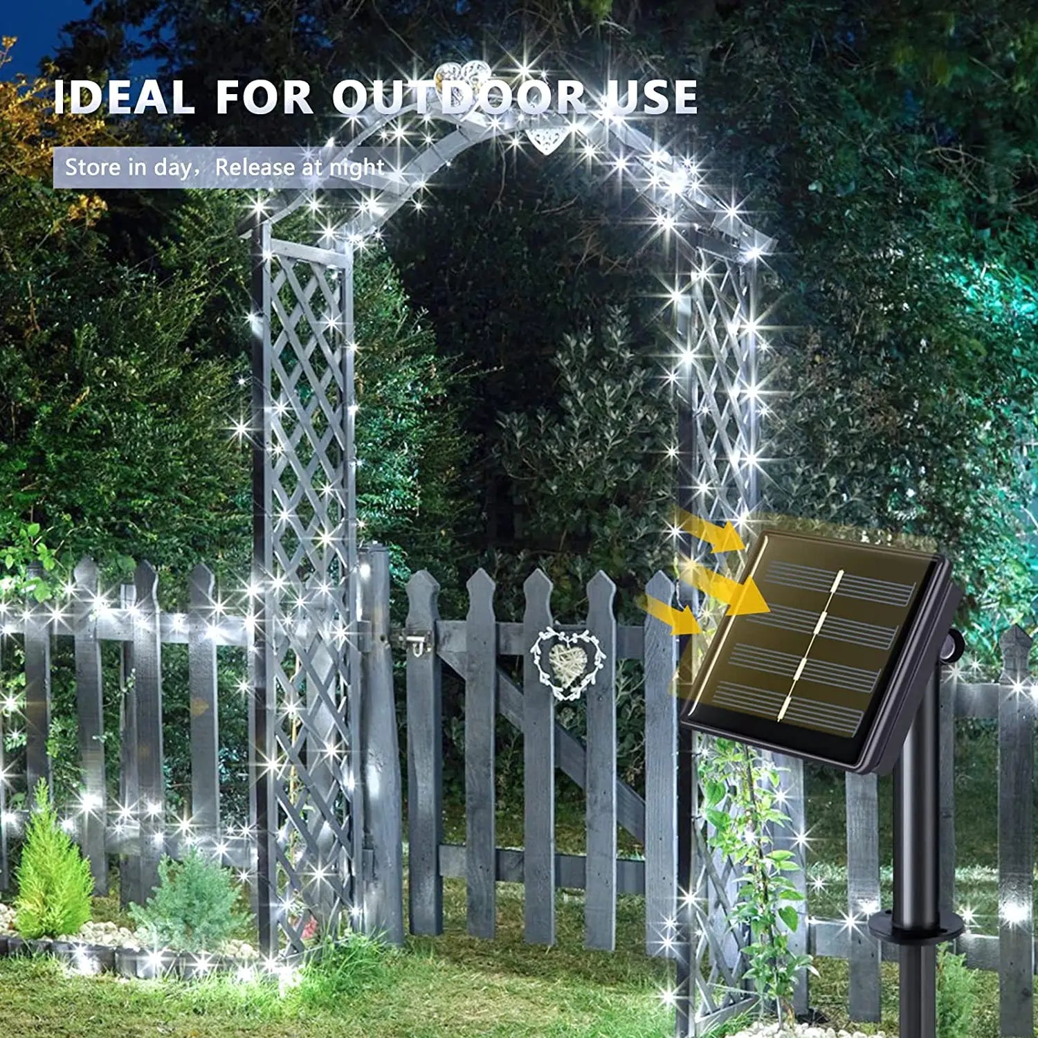 32m 22m 7m LED Solar Light Outdoor Fairy Garland String Light Waterproof Garden Festoon Lamp Christmas Yard Patio Party Decor