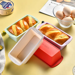 1/4Pcs Household Rectangular Silicone Mold Candy Toast Mould Easter Bread DIY Kitchen Supplies Cake Bakeware Pan Baking Tools