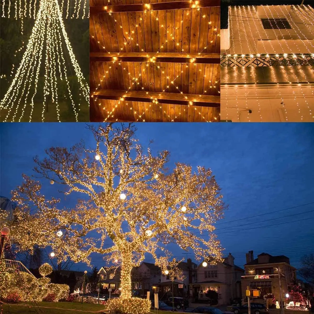 32m 22m 7m LED Solar Light Outdoor Fairy Garland String Light Waterproof Garden Festoon Lamp Christmas Yard Patio Party Decor