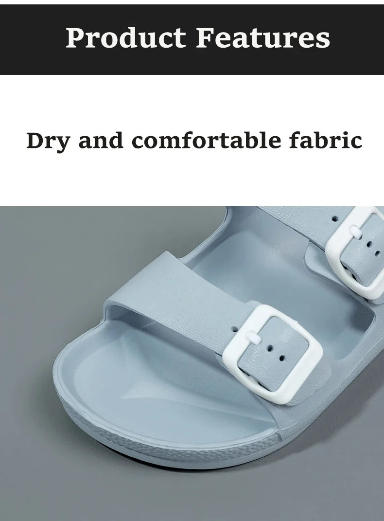 Brand Women Men Slippers Soft Sandals Women Beach Casual Shoes EVA Slides Original Men Flip-flop Summer 2023 Summer Men's Sandal