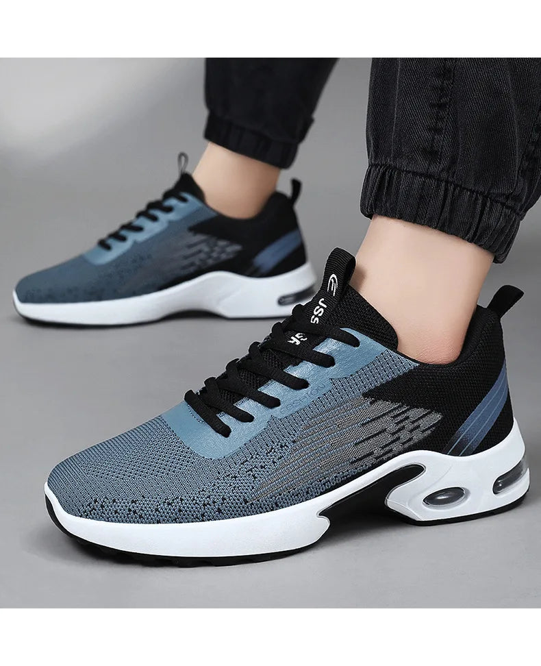 Men's Casual Sneakers Man High Quality Fashion Athletic Sport Shoes Tennis Spring Autumn Soft Soled Woven Breathable Sneakers