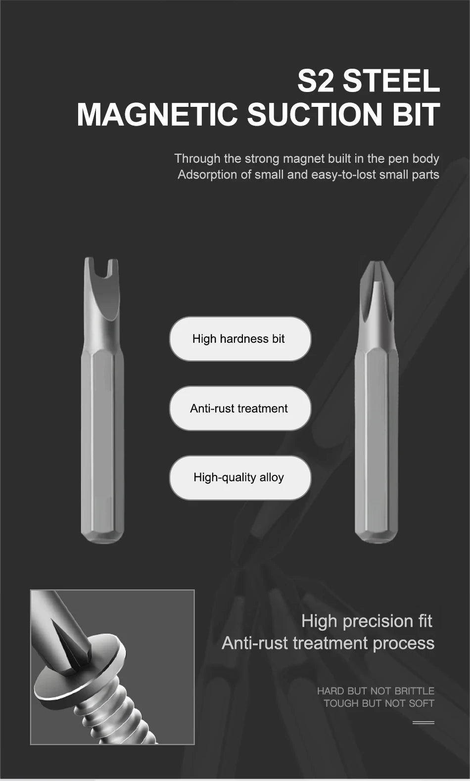 63 in 1 Precision Screwdriver Set Home Hand Repair Tool Kit Magnetic Phillips Drill Bits for iPhone Xiaomi Camera Glasses Watch