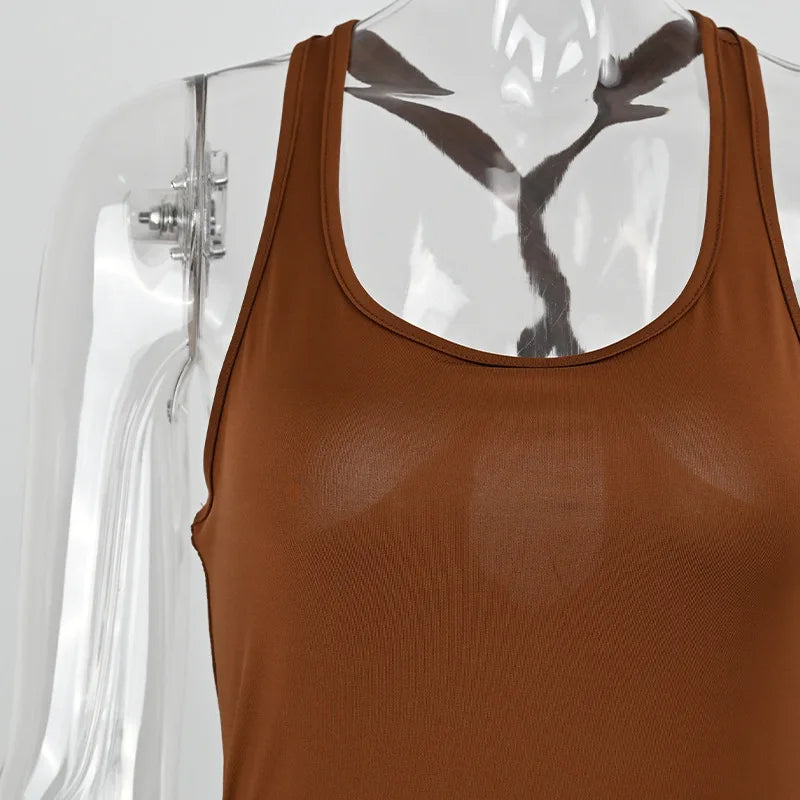 Sexy Jumpsuits for Women 2025 - Summer Sleeveless Hollow Out Bodycon Romper, Backless Fashion Jumpsuit, Casual Streetwear & Sporty Overall Outfit