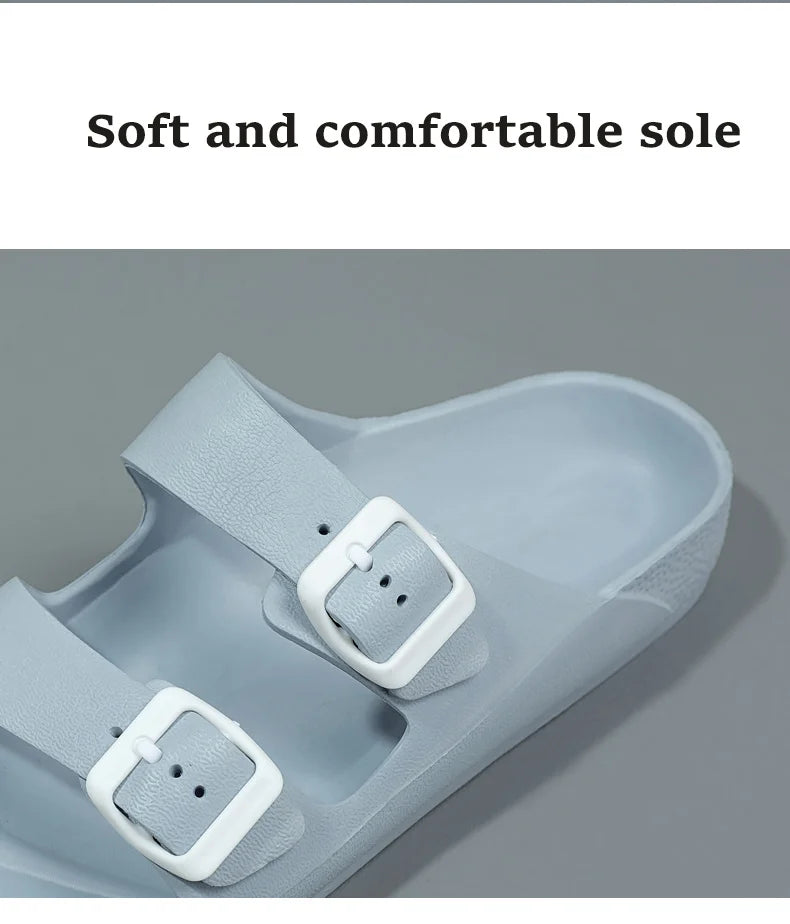 Brand Women Men Slippers Soft Sandals Women Beach Casual Shoes EVA Slides Original Men Flip-flop Summer 2023 Summer Men's Sandal