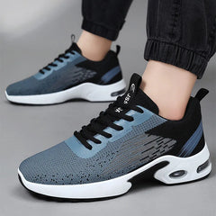 Men's Running Shoes Male Fashion Lightweight Breathable Lace Up Mesh Walking Shoes Workout Casual Sports Sneakers For Men