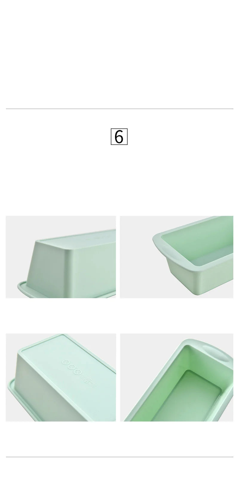 1/4Pcs Household Rectangular Silicone Mold Candy Toast Mould Easter Bread DIY Kitchen Supplies Cake Bakeware Pan Baking Tools