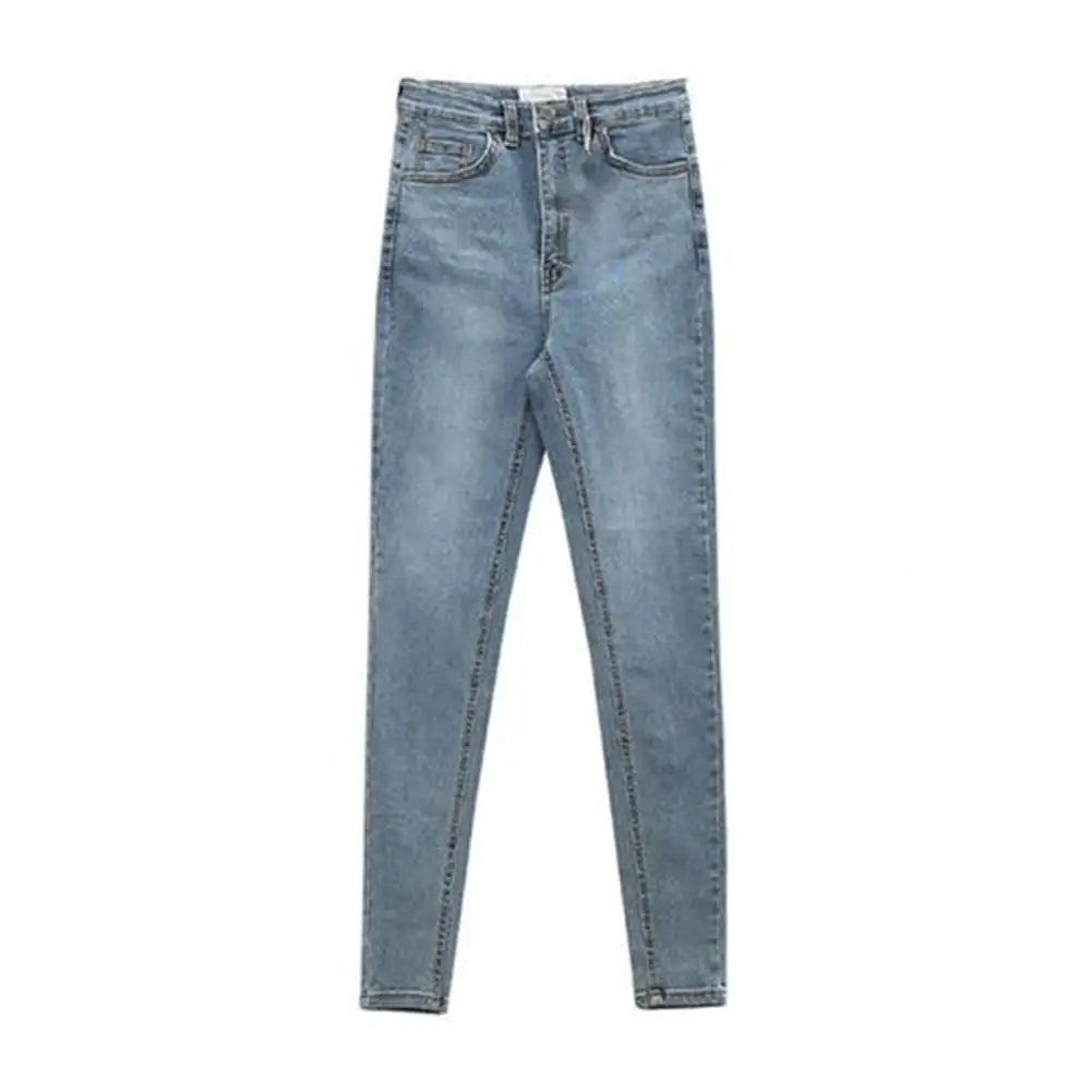 Women High Waist Jeans 2025 Spring Summer Skinny Casual Office Lady Slim Lifting Butt Denim Pencil Pants Female Elastic Trousers