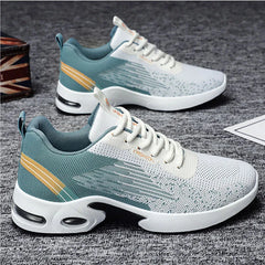 Men's Running Shoes Male Fashion Lightweight Breathable Lace Up Mesh Walking Shoes Workout Casual Sports Sneakers For Men