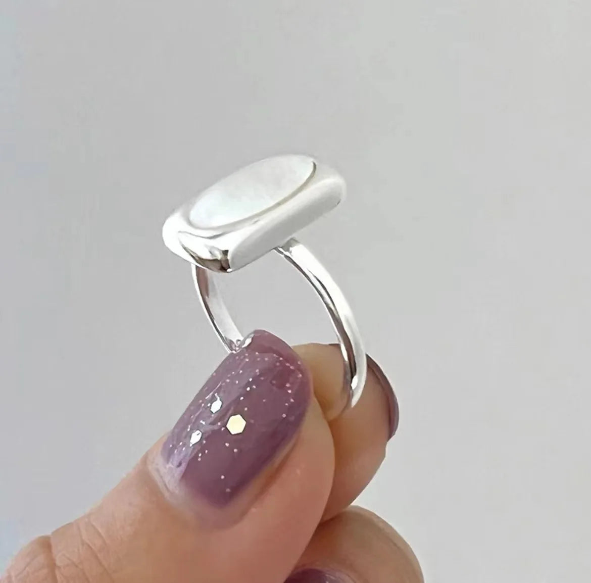 VENTFILLE 925 Sterling Silver Rings New Fashion Party Jewelry Vintage Charm Double Layer Geometric Nail Design Accessories Gifts