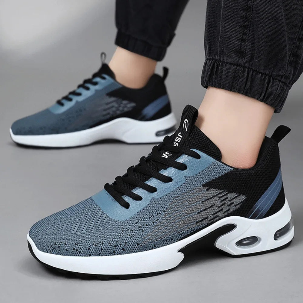 Men's Shoes Spring 2024 Air Cushion Soft Soled Sports Single Shoes Men's Shoes