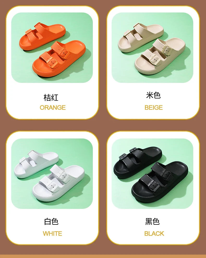 Brand Women Men Slippers Soft Sandals Women Beach Casual Shoes EVA Slides Original Men Flip-flop Summer 2023 Summer Men's Sandal