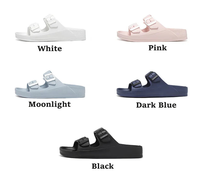 Brand Women Men Slippers Soft Sandals Women Beach Casual Shoes EVA Slides Original Men Flip-flop Summer 2023 Summer Men's Sandal