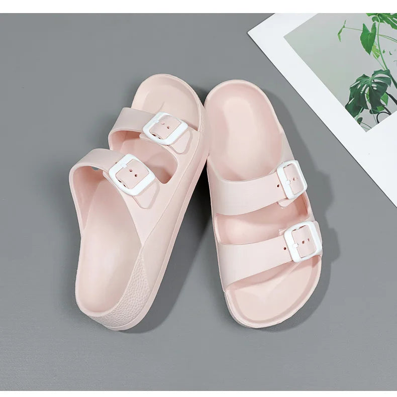 Brand Women Men Slippers Soft Sandals Women Beach Casual Shoes EVA Slides Original Men Flip-flop Summer 2023 Summer Men's Sandal